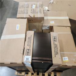 Phoenix Mixed Hampton Bay Assembled Wall Bridge Kitchen Cabinet in Java Pallet of 5