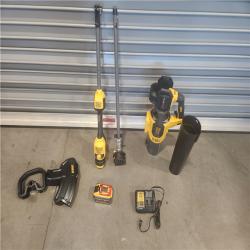 AS-IS- FLEXVOLT 60V MAX Cordless Battery Powered String Trimmer & Blower Combo Kit with (1) FLEXVOLT 3 Ah Battery & Charger