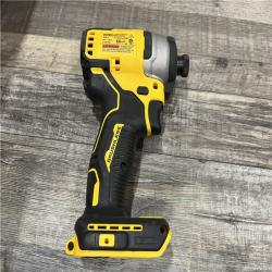 AS-IS DEWALT Atomic 20V Max Lithium-Ion Brushless Cordless Compact 1/4 in. Impact Driver Kit