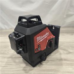 AS-IS Milwaukee-3632-21 M12 Green Beam Laser 360° 3-Plane Kit