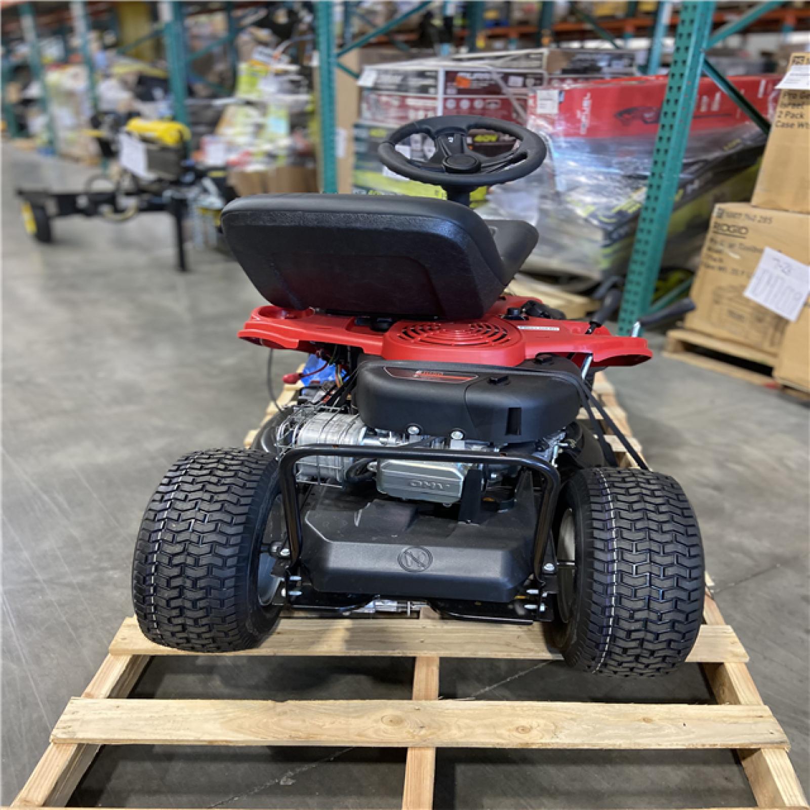 DALLAS LOCATION -Troy-Bilt 30 in. 10.5 HP Briggs and Stratton Engine 6-Speed Manual Drive Gas Rear Engine Riding Mower