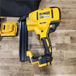 HOUSTON LOCATION - AS - IS DEWALT 20V MAX XR Lithium-Ion Cordless 18-Gauge Narrow Crown Stapler Kit