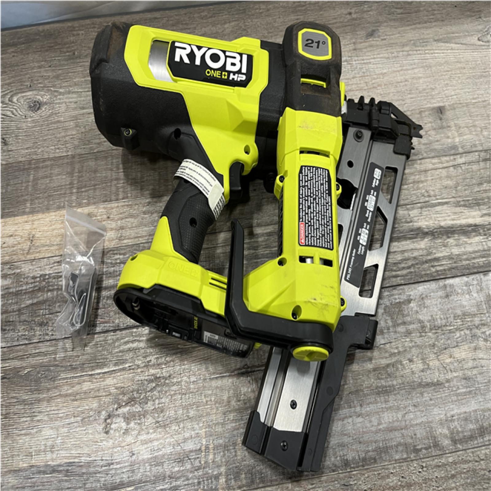 AS-IS RYOBI ONE+ HP 18V Brushless Cordless AirStrike 21° Framing Nailer (Tool Only)