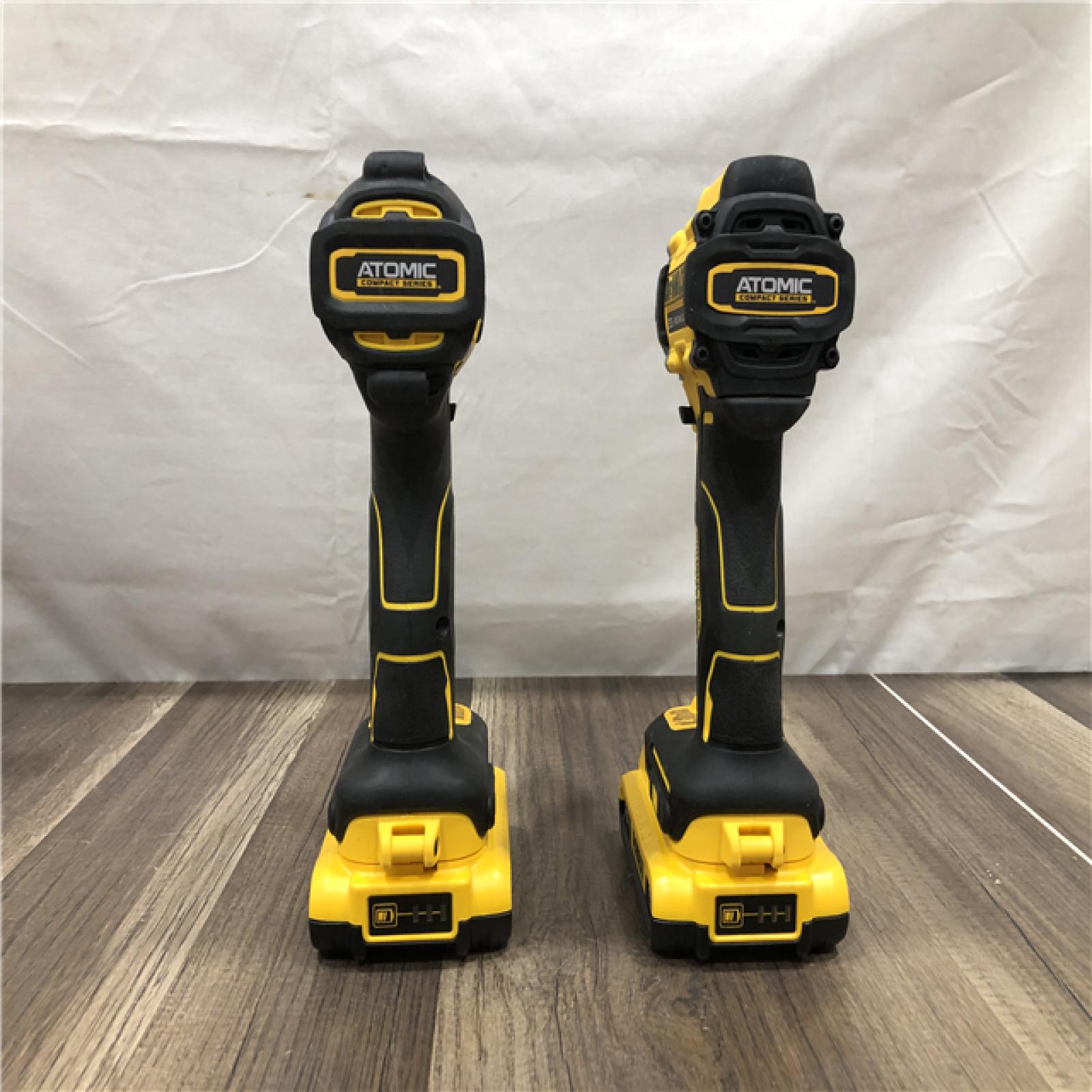 AS-IS DEWALT ATOMIC 20-Volt MAX Lithium-Ion Cordless Combo Kit