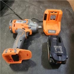 Phoenix LIKE NEW RIDGID 18V Cordless 1/2 in. Impact Wrench Kit with 4.0 Ah Battery and Charger
