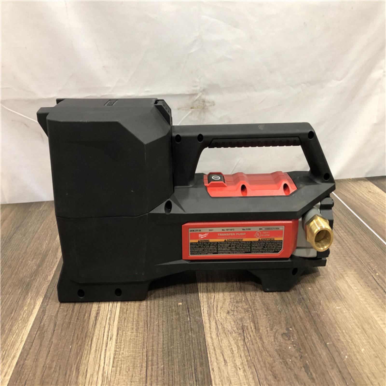 AS-IS Milwaukee 18-Volt 1/4 HP Lithium-Ion Cordless Transfer Pump (Tool Only)