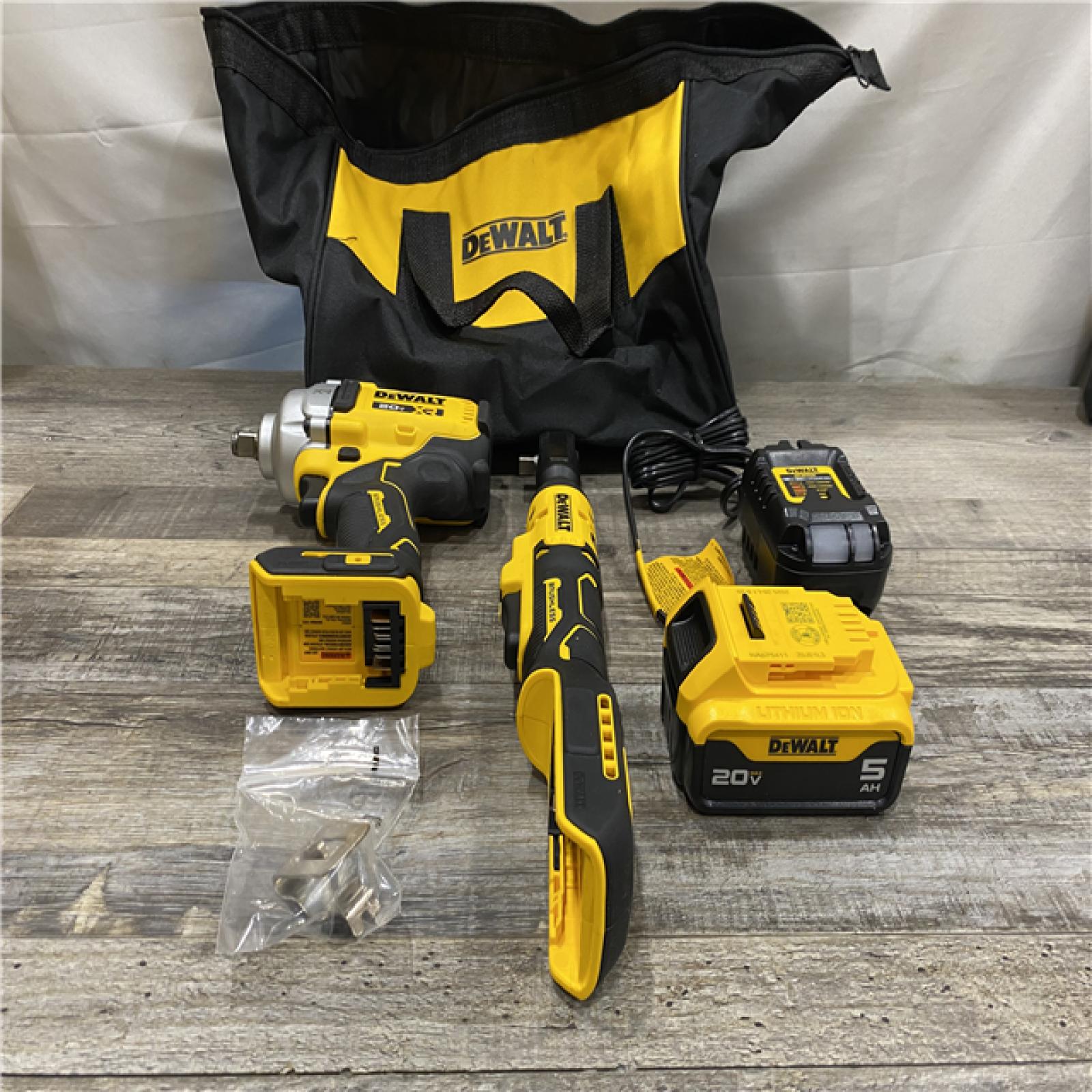 AS-IS DEWALT 20V Lithium-Ion Cordless 2-Tool Combo Kit