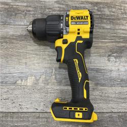 AS-IS DEWALT ATOMIC 20V Lithium-Ion Cordless 1/2 in. Hammer Drill Kit