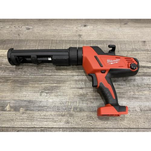AS-IS Milwaukee 18-Volt Lithium-Ion Cordless 10 oz. Caulk and Adhesive Gun (Tool-Only)