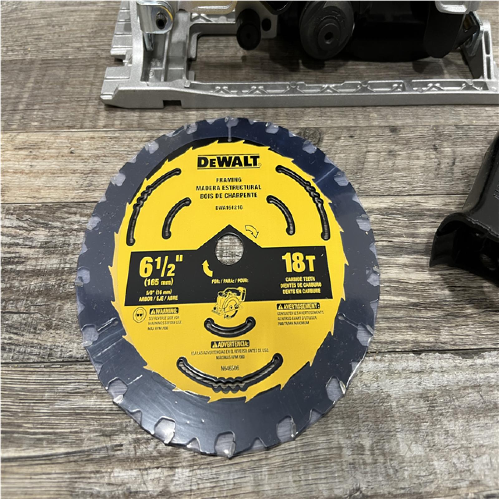 AS-IS DEWALT 20V MAX Cordless Brushless 6-1/2 in. Sidewinder Style Circular Saw (Tool Only)