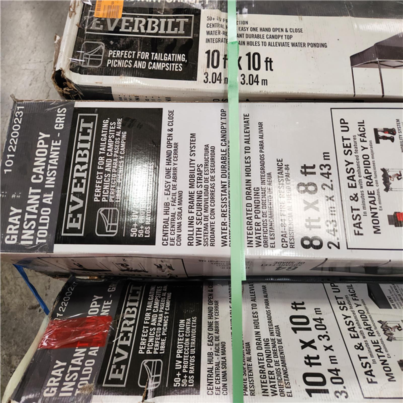 Phoenix AS-IS Mixed Everbilt Easy Instant Canopy Pallet (10-Total)