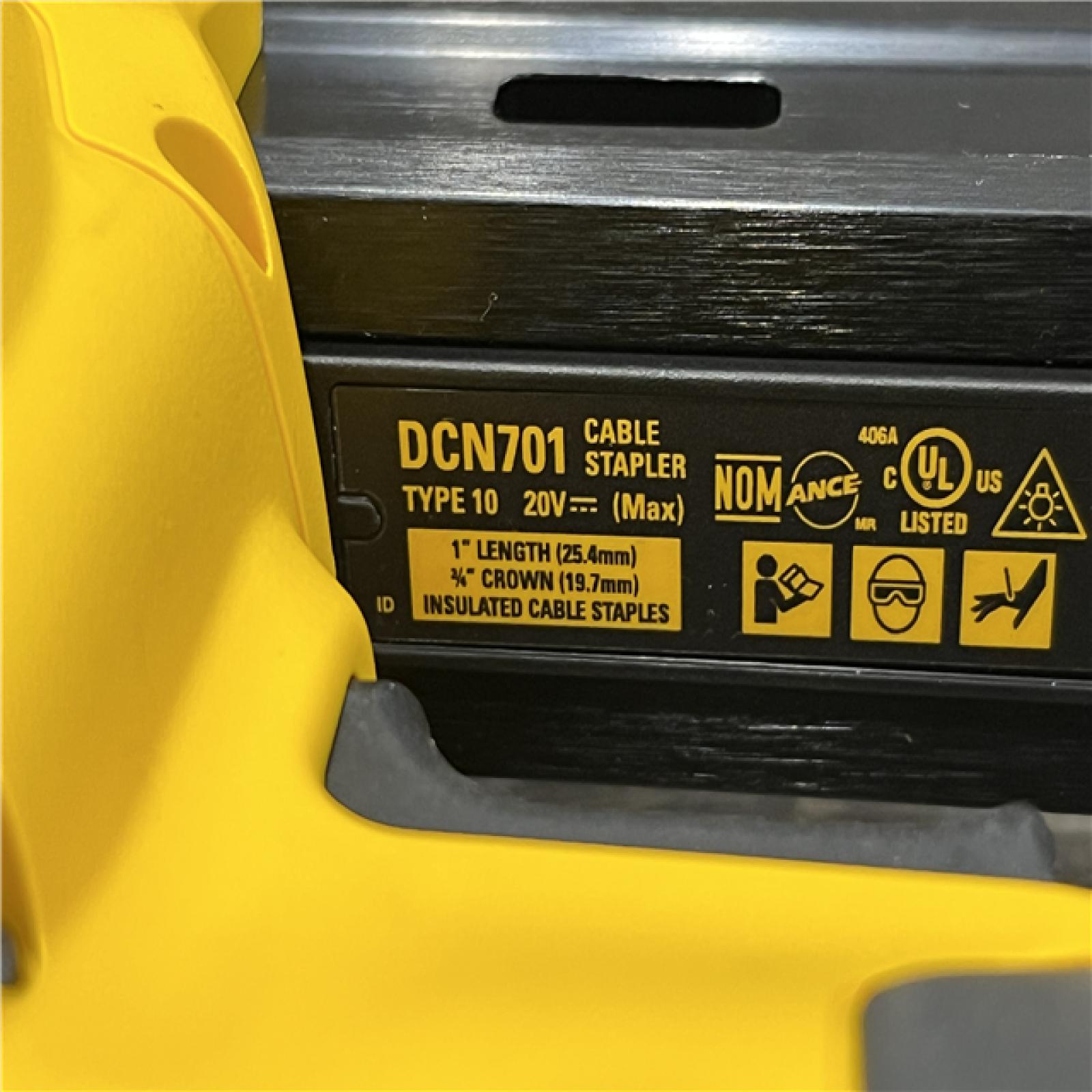 AS-IS DEWALT 20V MAX Lithium-Ion Cordless Cable Stapler Kit