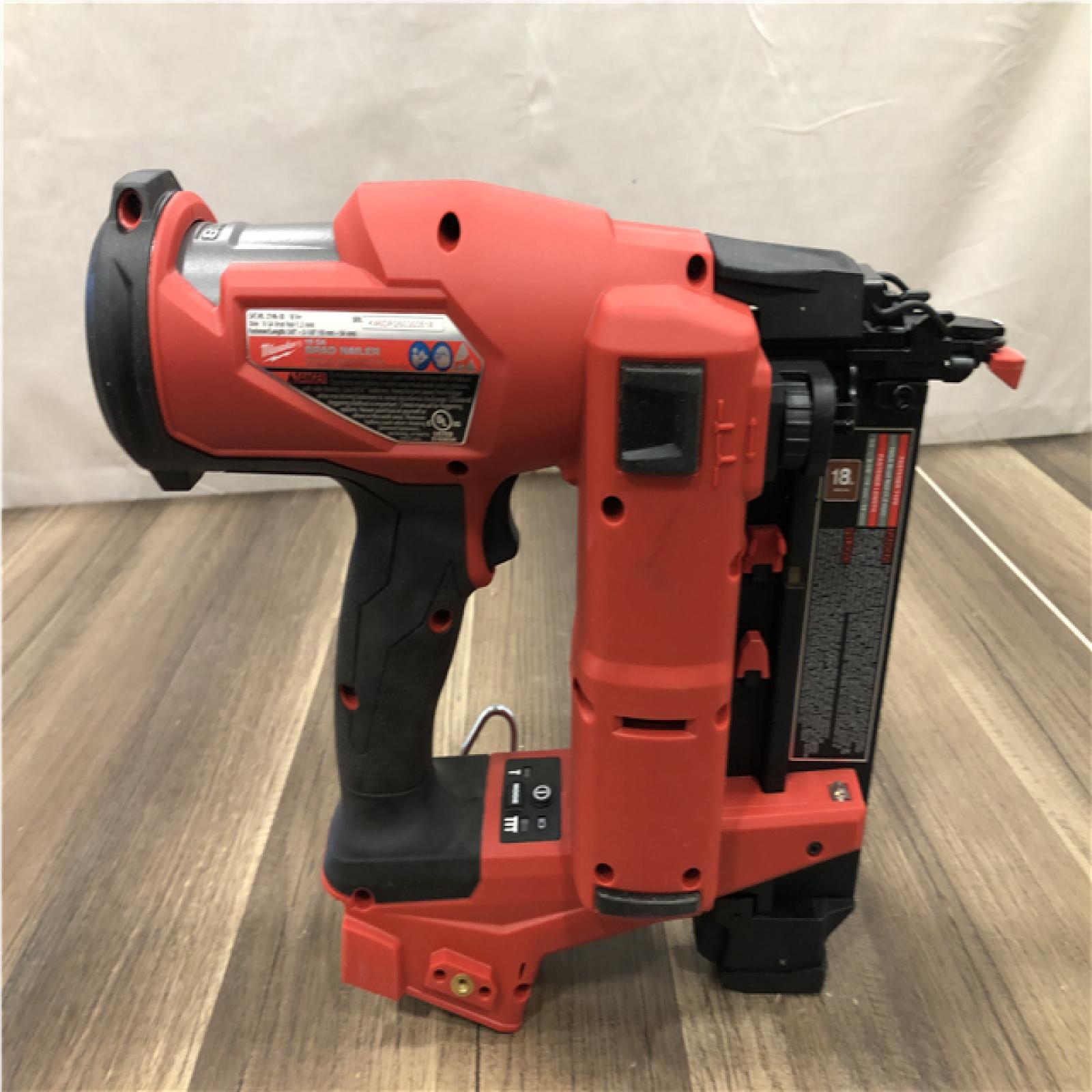 AS-IS Milwaukee FUEL 18-Volt Lithium-Ion Brushless Cordless Gen II 18-Gauge Brad Nailer (Tool-Only)