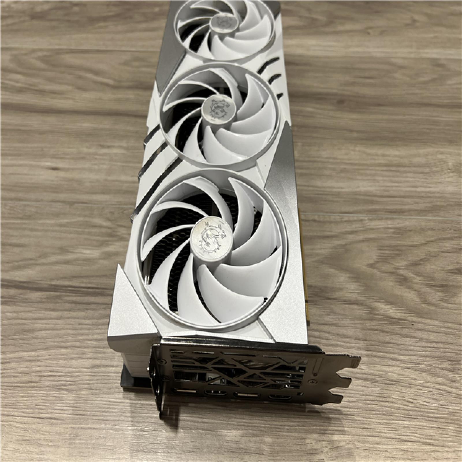 AS-IS MSI Gaming GeForce RTX 4080 16GB GDRR6X Graphics Card (RTX 4080 16GB Gaming X Slim White)