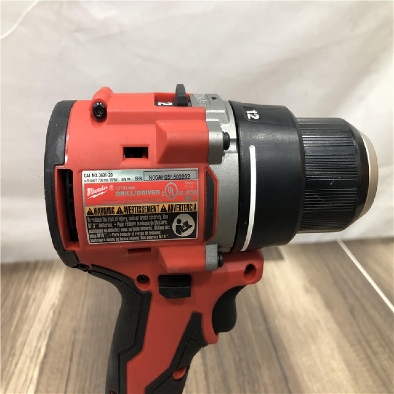 AS-IS Milwaukee 18V Lithium-Ion Brushless Cordless Compact Drill/Impact Combo Kit