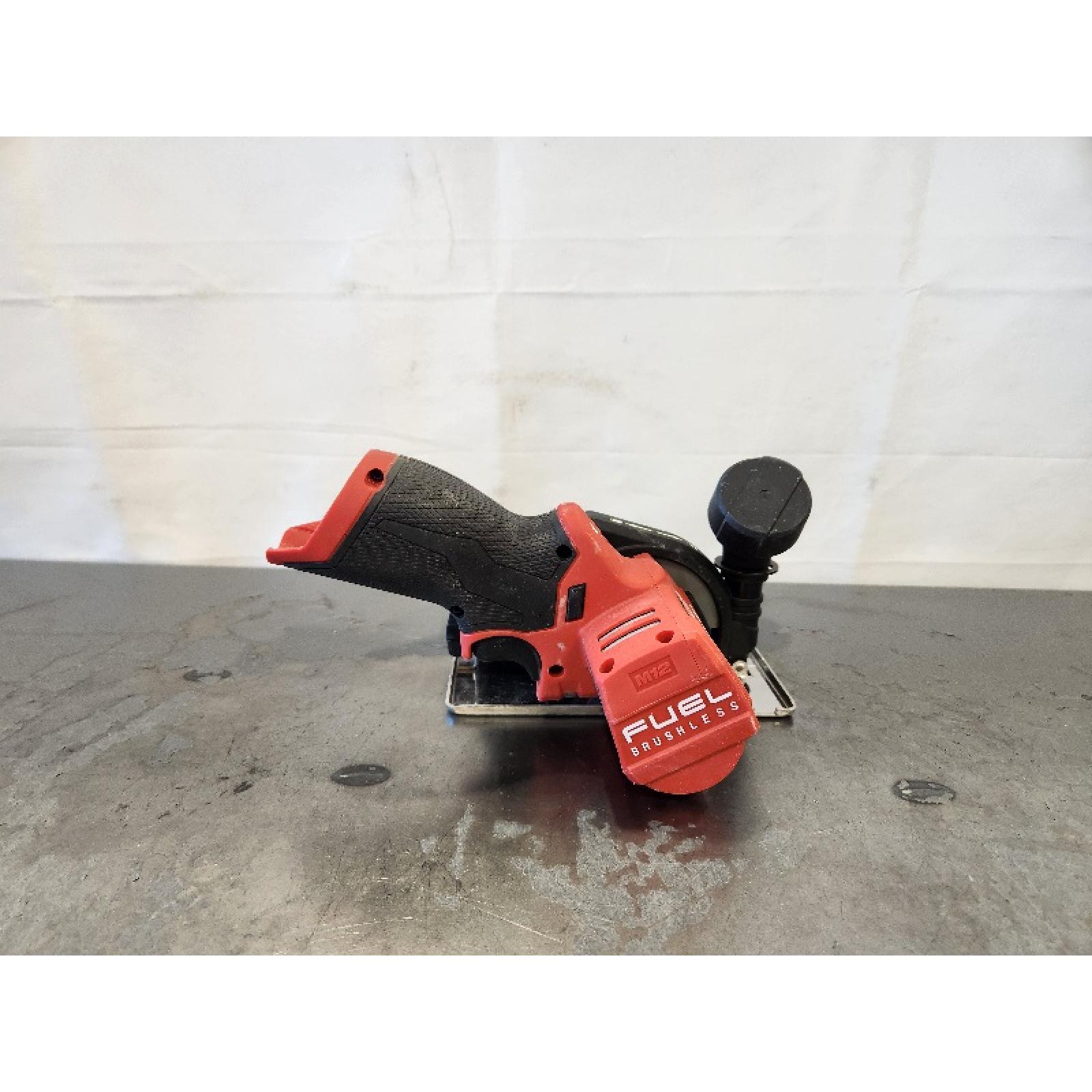 AS-IS- Milwaukee M12 FUEL 12V Lithium-Ion Brushless Cordless 3 in. Cut Off Saw (Tool-Only)