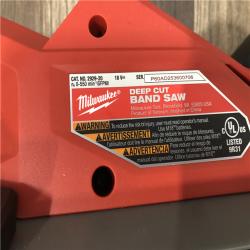 AS-IS Milwaukee FUEL 18V Lithium-Ion Brushless Cordless Deep Cut Band Saw (Tool-Only)