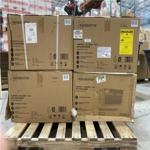 DALLAS LOCATION- SEASONS 8 000 BTU 115 V Through-The-Wall Cool-Only Air Conditioner PALLET (4 UNITS)
