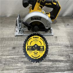 AS-IS DEWALT 20V MAX Cordless Brushless 6-1/2 in. Sidewinder Style Circular Saw (Tool Only)