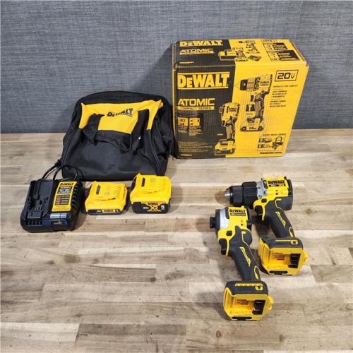 HOUSTON LOCATION - AS-IS DEWALT 2 TOOL COMBO KIT W/ (2) BATTERY & CHARGER