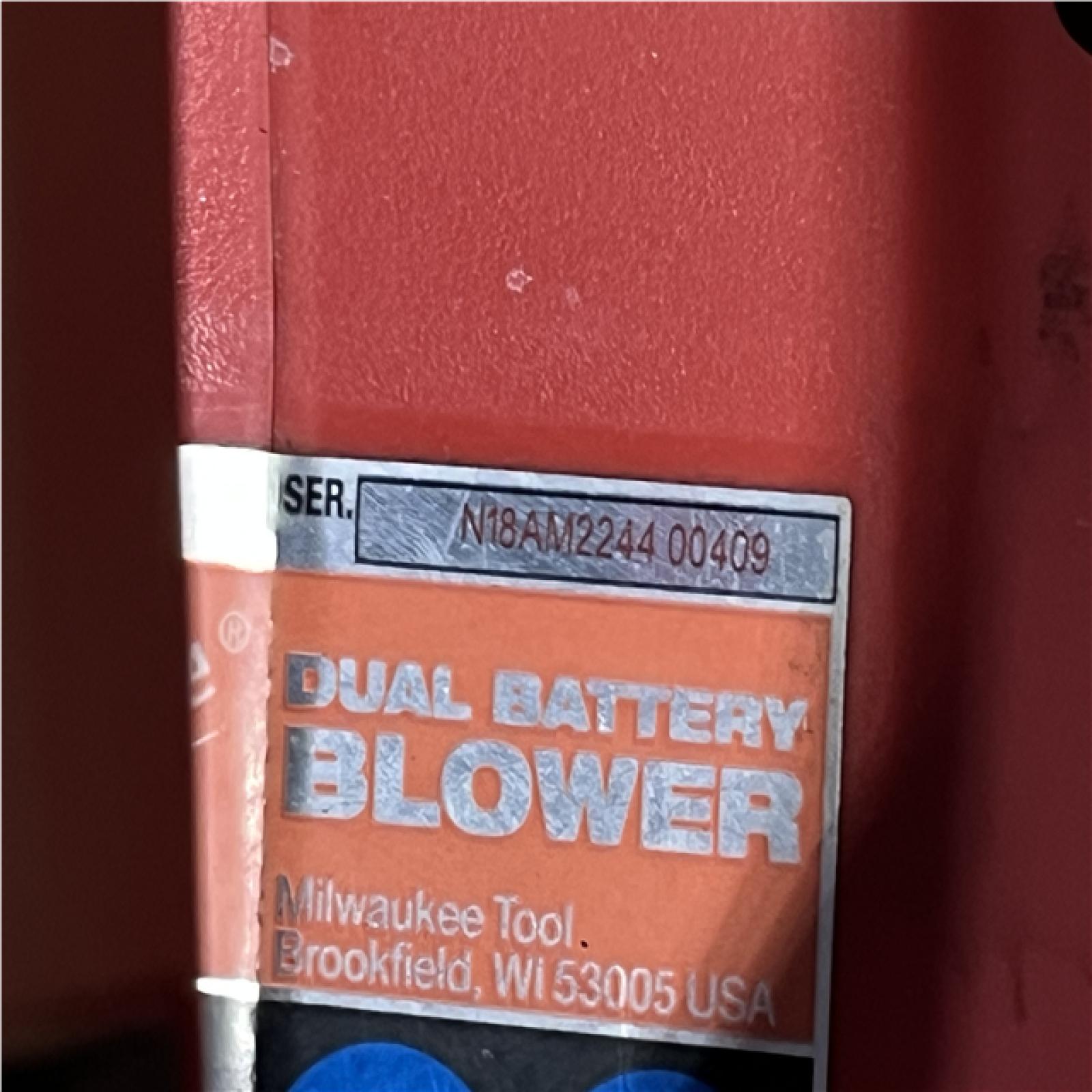 Houston Location AS-IS Milwaukee  FUEL Dual Battery 145 MPH 600 CFM 18V Lithium-Ion Brushless Cordless Handheld Blower (Tool-Only)