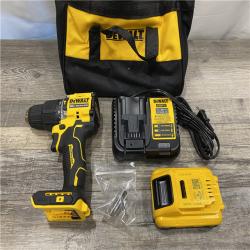AS-IS DEWALT ATOMIC 20V Cordless 1/2 in. Compact Hammer Drill Kit