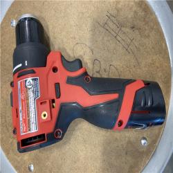 AS-IS Milwaukee Tool M12 3/8 in. Brushless Cordless Drill/Driver Kit (Battery & Charger)