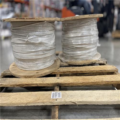 DALLAS LOCATION -  Southwire 2,500 ft. 4 White Stranded CU SIMpull THHN Wire PALLET-(2 SPOOLS)(SEE NOTES)
