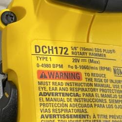 AS-IS DEWALT ATOMIC 20V MAX Cordless Brushless Ultra-Compact 5/8 in. SDS Plus Hammer Drill (Tool Only)