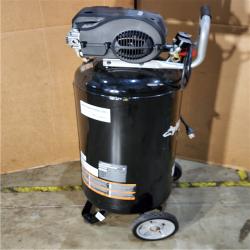 HOUSTON LOCATION - AS-IS Husky 20 Gal. 200 PSI Oil Free Portable Vertical Electric Air Compressor