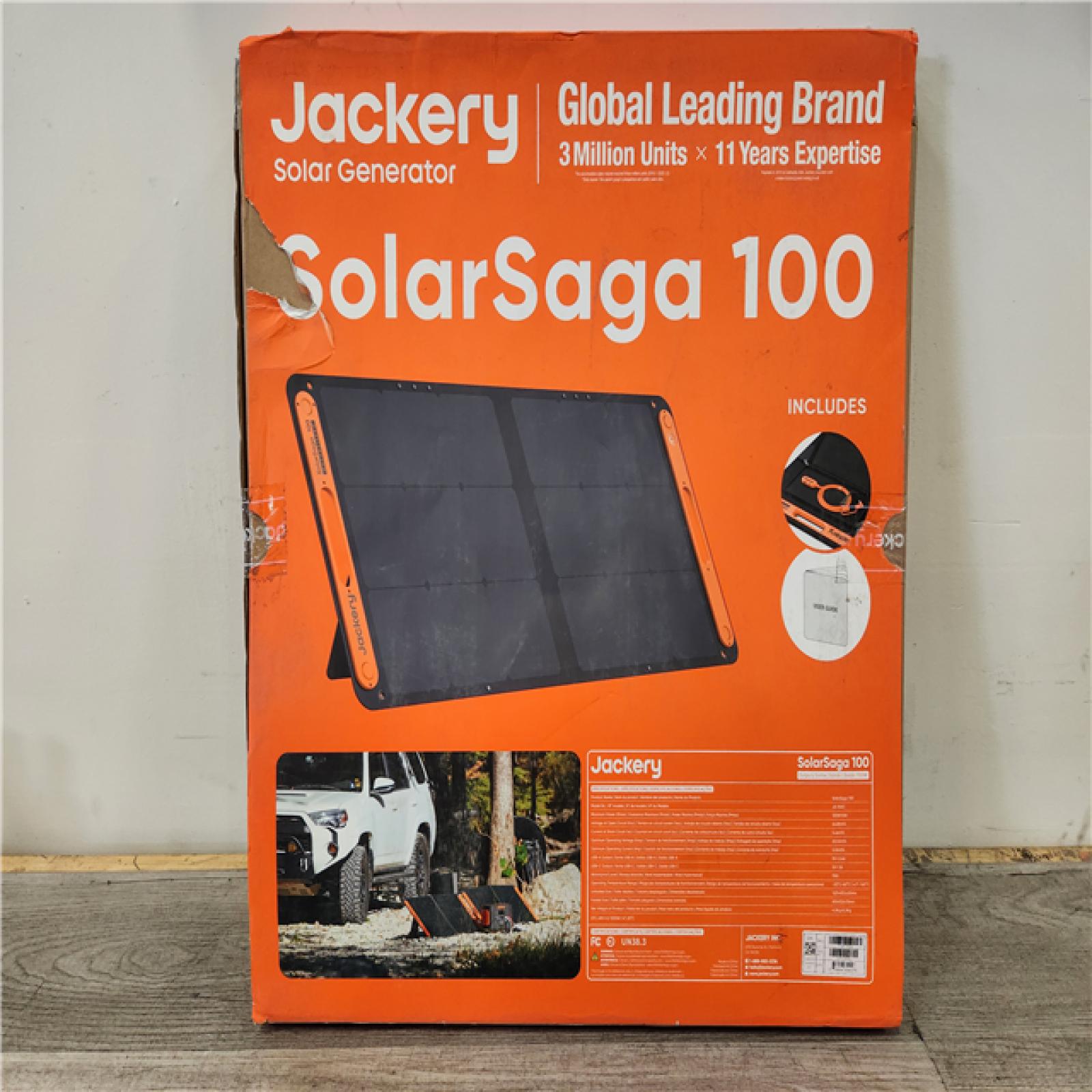 Phoenix Location NEW Jackery Solar Saga 100W Explorer 440/Power Pro (Sealed)