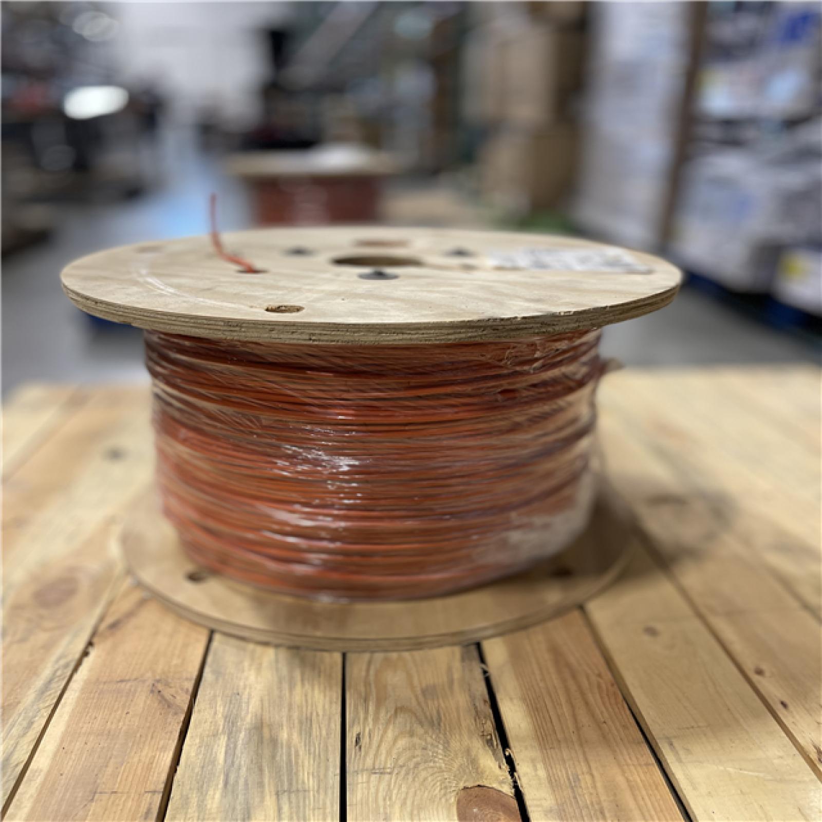 DALLAS LOCATION - AS-IS Southwire 2,500 ft. 6 Orange Stranded CU SIMpull THHN Wire (SEE NOTES)