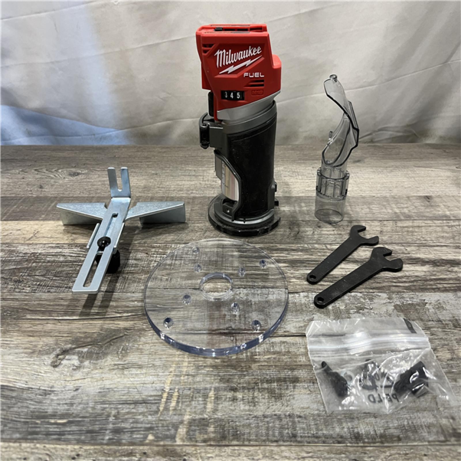 AS-IS Milwaukee FUEL 18V Lithium-Ion Brushless Cordless Compact Router (Tool-Only)