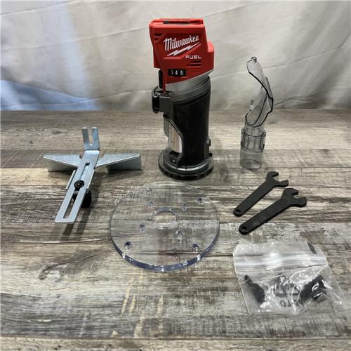 AS-IS Milwaukee FUEL 18V Lithium-Ion Brushless Cordless Compact Router (Tool-Only)