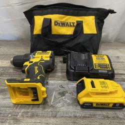 AS-IS DEWALT Atomic 20V Lithium-Ion Cordless Compact 1/2 in. Drill/Driver Kit