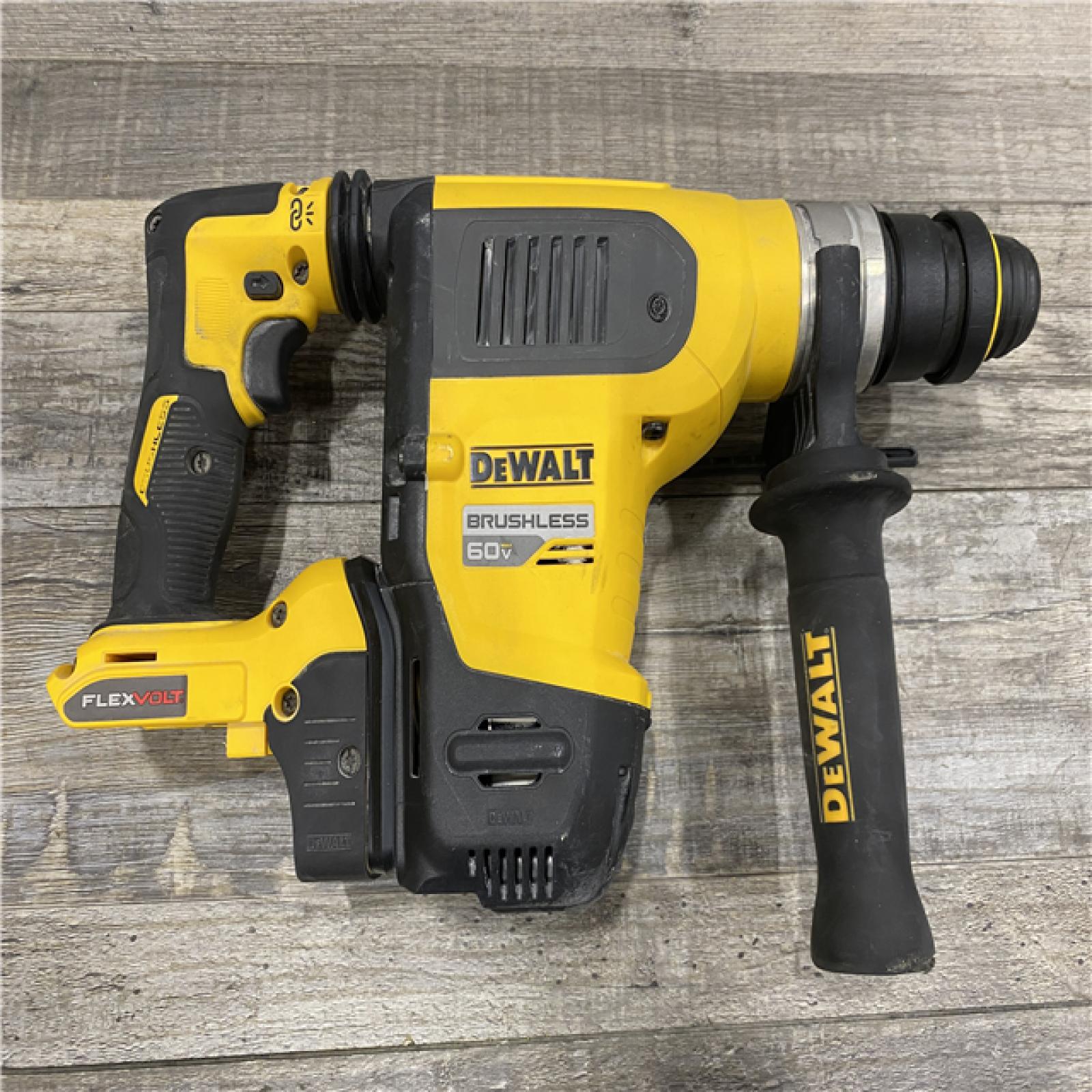 AS-IS DEWALT FLEXVOLT 60V MAX Cordless 1-1/4 in. SDS Plus Rotary Hammer (Tool Only)