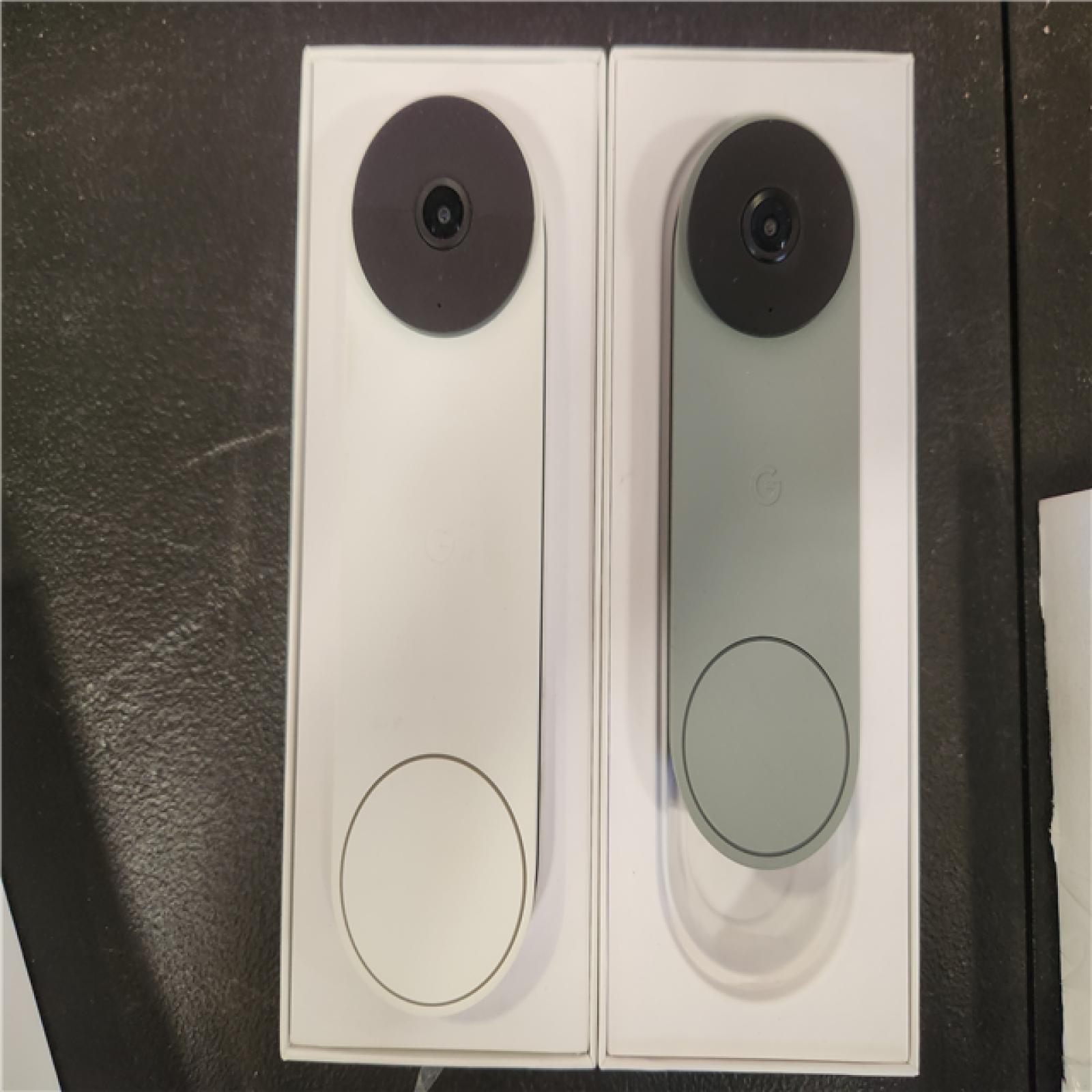 Phoenix AS-IS Google Nest Doorbell - Smart Wi-Fi Video Doorbell Camera - (2-Pack)