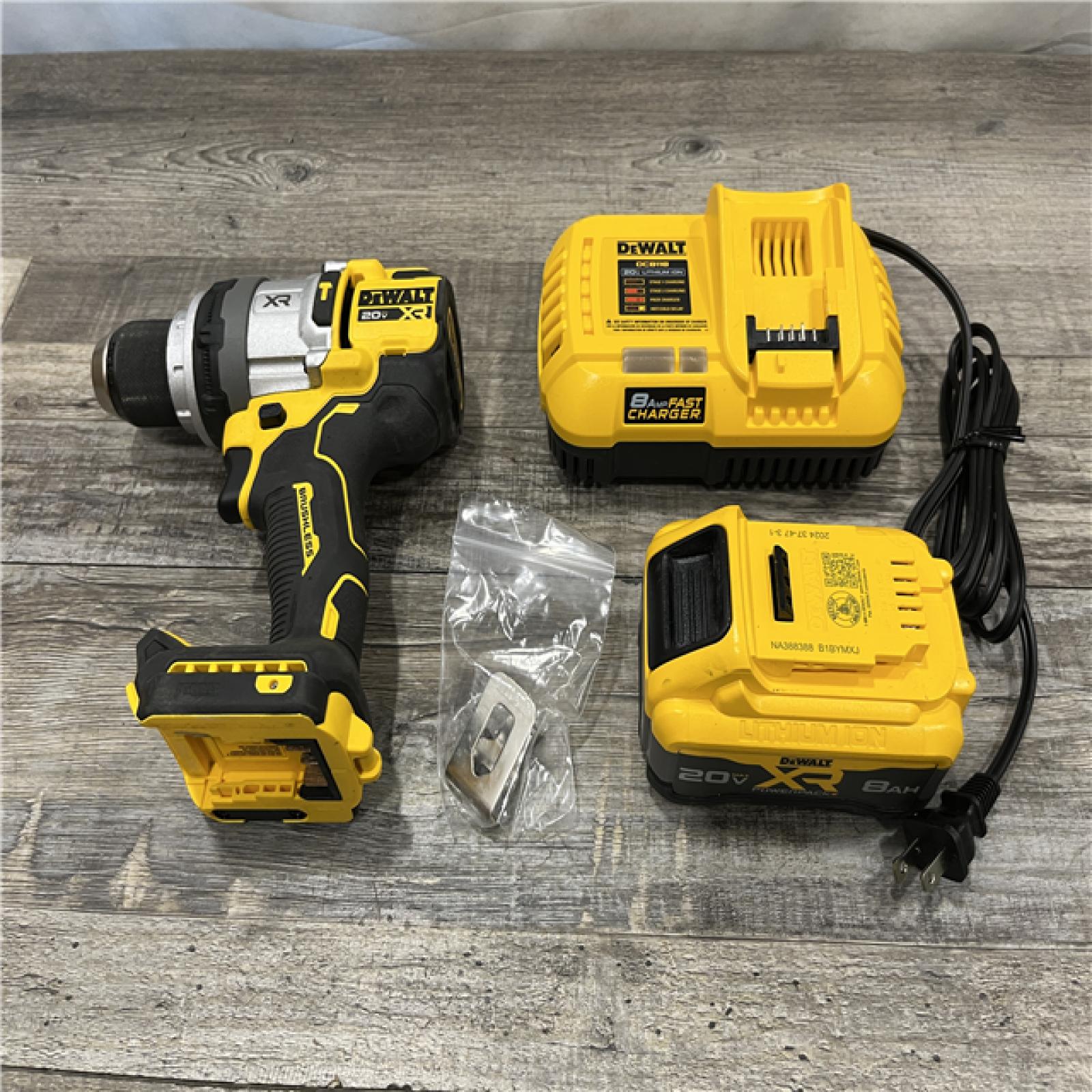 AS-IS DEWALT 20V XR Lithium-Ion Cordless Hammer Drill Kit