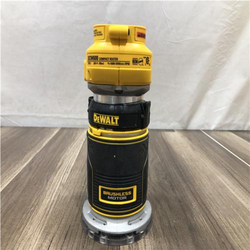 AS-IS DEWALT 20V MAX XR Cordless Brushless Fixed Base Compact Router (Tool Only)
