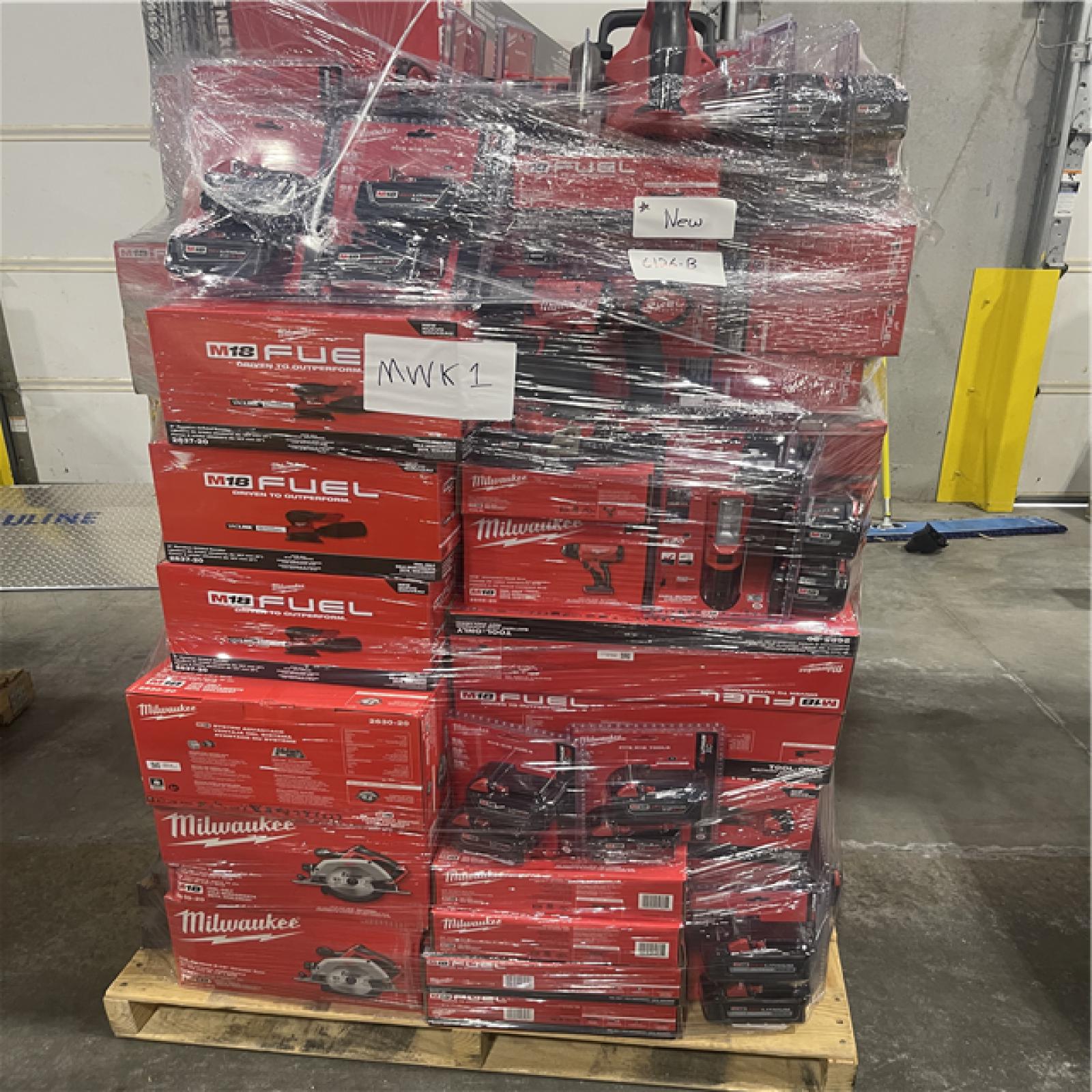 Atlanta Location NEW DEWALT AND MILWUAKEE power tools and more (5 Pallets) 6126-B