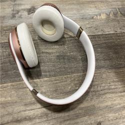 AS-IS Beats Solo3 Wireless On-Ear Headphones -Rose Gold