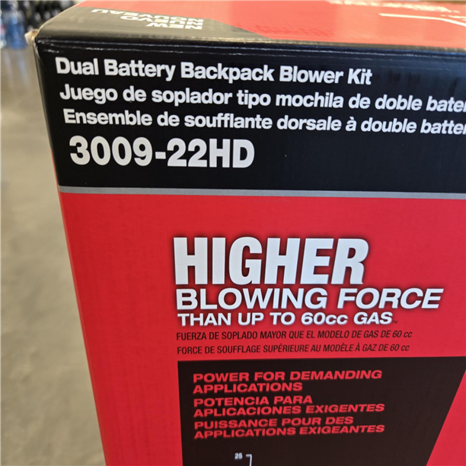 NEW!- Milwaukee M18 FUEL Dual Battery Backpack Blower Kit