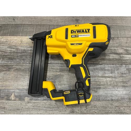 AS-IS DEWALT Cordless 18-Gauge Narrow Crown Stapler (Tool Only)