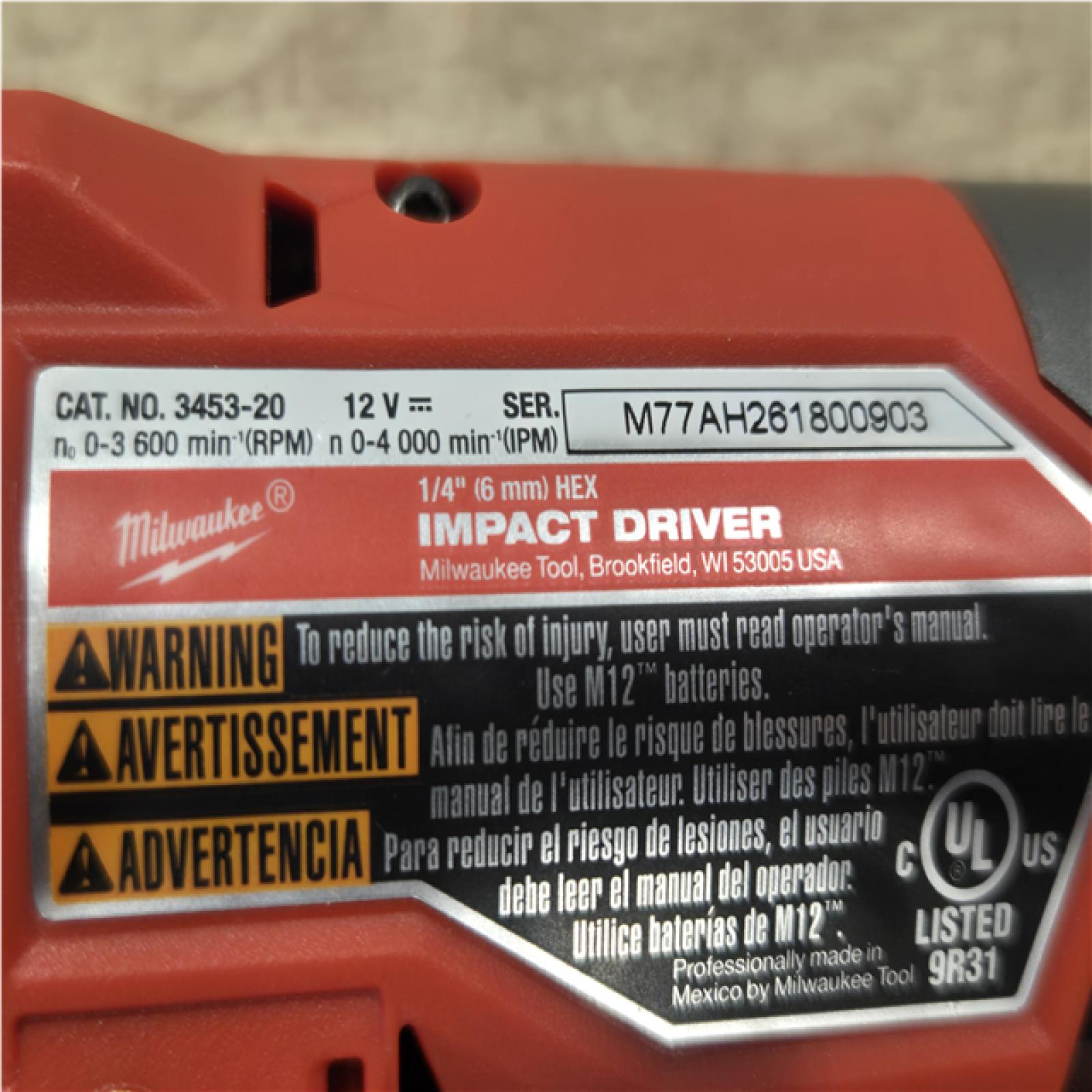 AS-IS Milwaukee FUEL 12-Volt Lithium-Ion Brushless Cordless Hammer Drill and Impact Driver Combo Kit