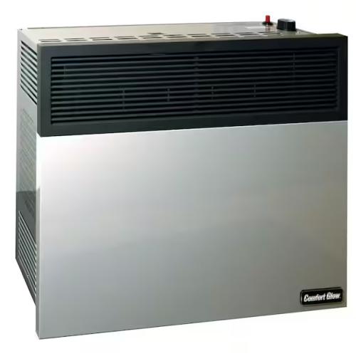 DALLAS LOCATION -Comfort Glow Direct Vent NATURAL Gas Wall Heater/Furnace with Thermostat 25,000 BTU. Professional Vent Kit