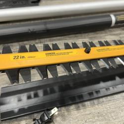 AS-IS DEWALT 20V MAX Cordless Lithium-Ion Pole Saw and Pole Hedge Trimmer Combo Kit