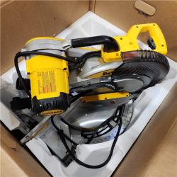 AS-IS DEWALT 12 in. 15 Amp Compound Double Bevel Miter Saw