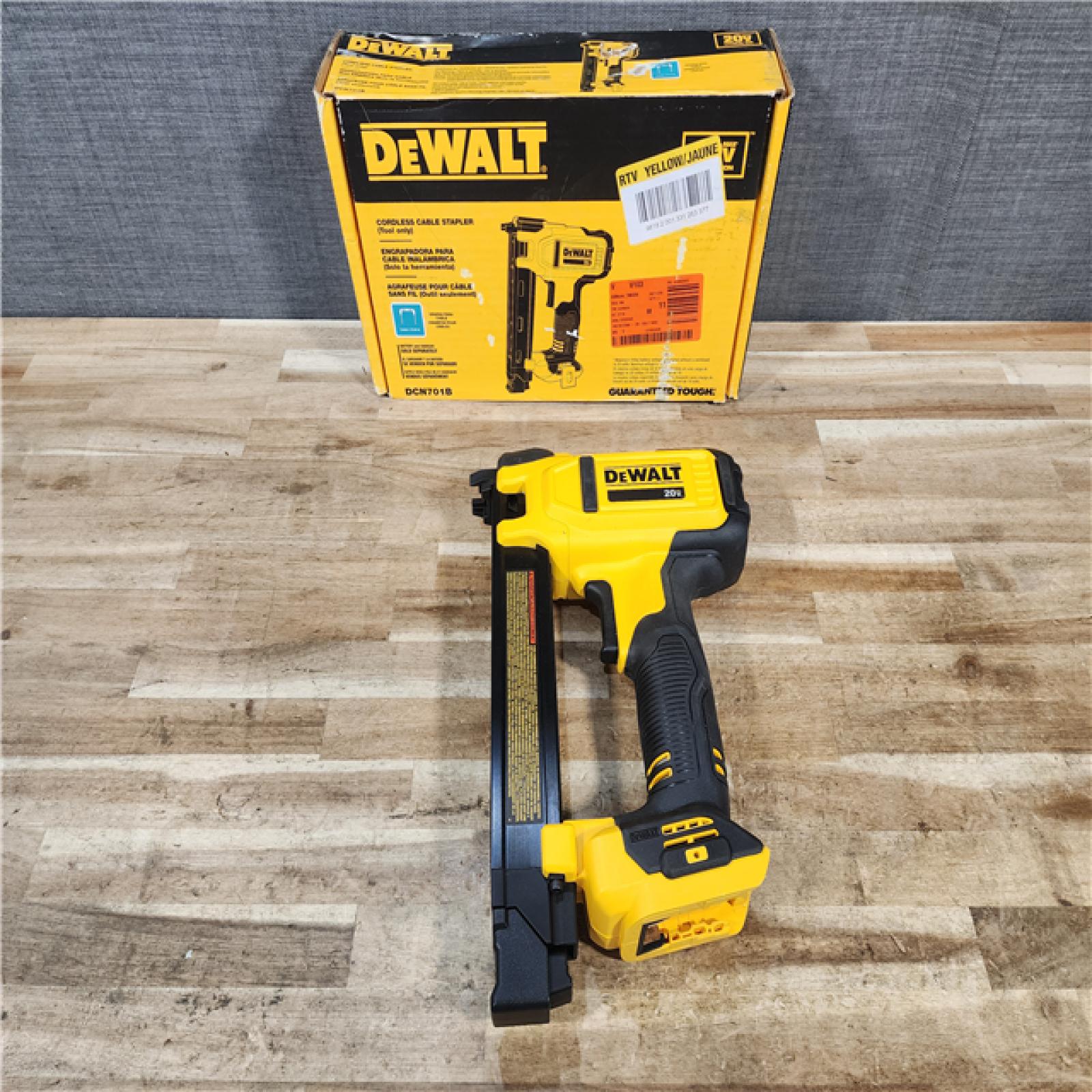 HOUSTON LOCATION - AS - IS DEWALT 20V MAX Lithium-Ion Cordless Cable Stapler (Tool Only)