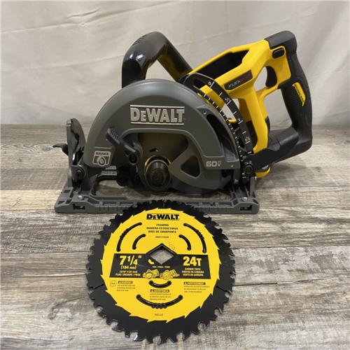 AS-IS DEWALT FLEXVOLT 60V MAX Cordless Brushless 7-1/4 in. Wormdrive Style Circular Saw (Tool Only)