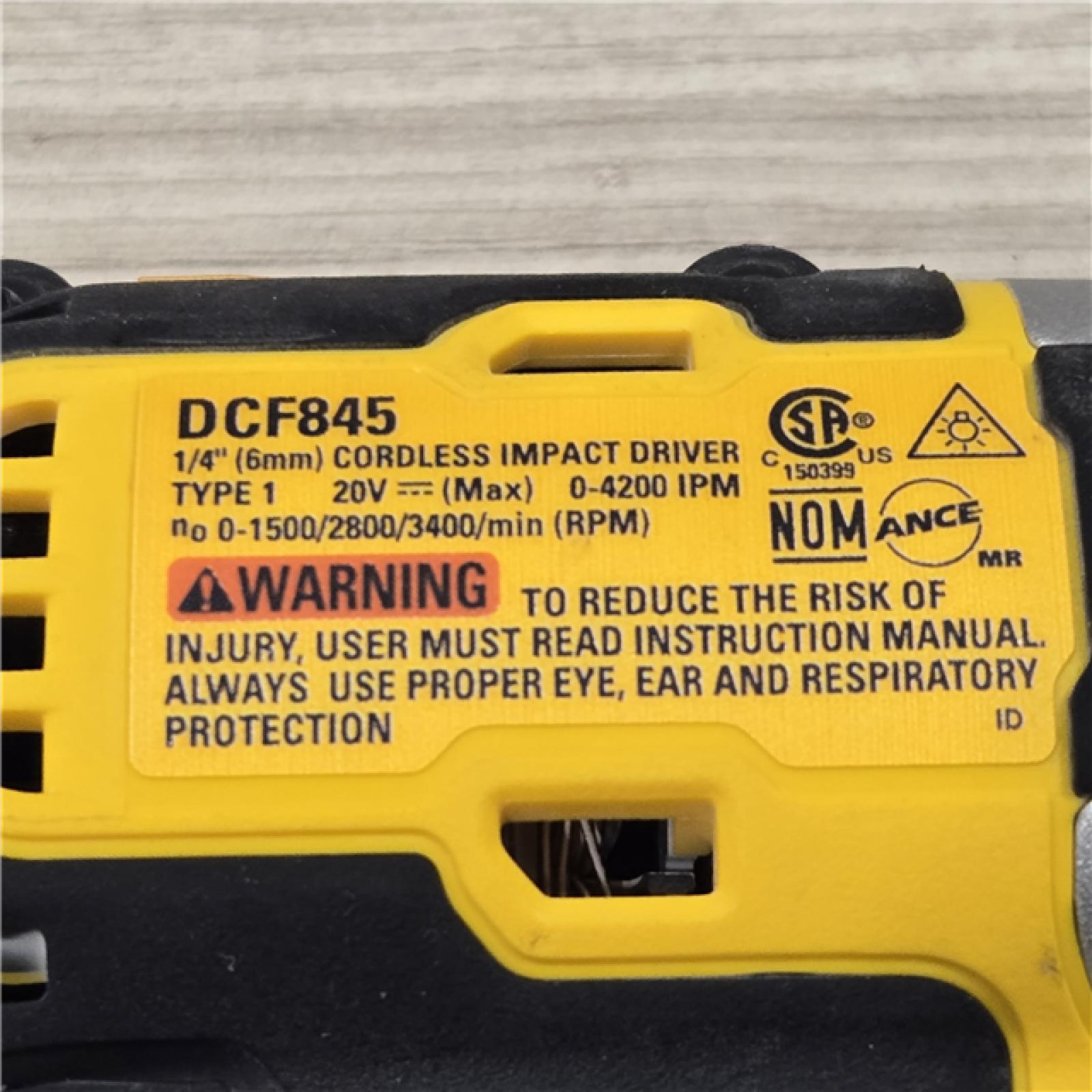 AS-IS DEWALT 20-Volt Maximum XR Cordless 1/4 in. 3-Speed Impact Driver (Tool-Only)